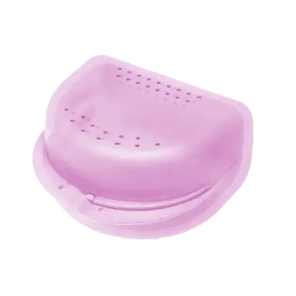 AMPri PP Dental Zahnspangenbox für Erwachsene 80x80x45 cm, verschiedene Farben | Beutel (10 Stück) Orange