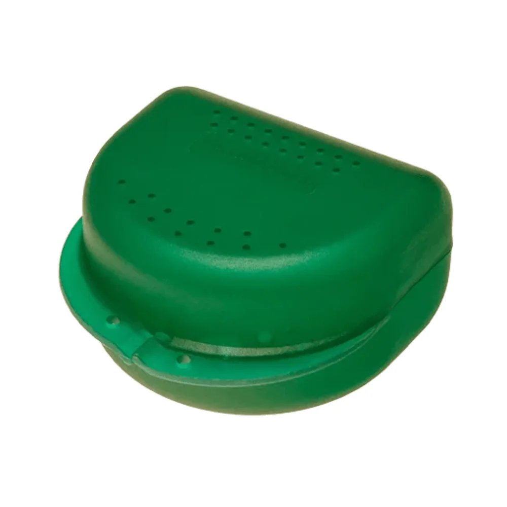 AMPri PP Dental Zahnspangenbox für Erwachsene 80x80x45 cm, verschiedene Farben | Beutel (10 Stück) Orange