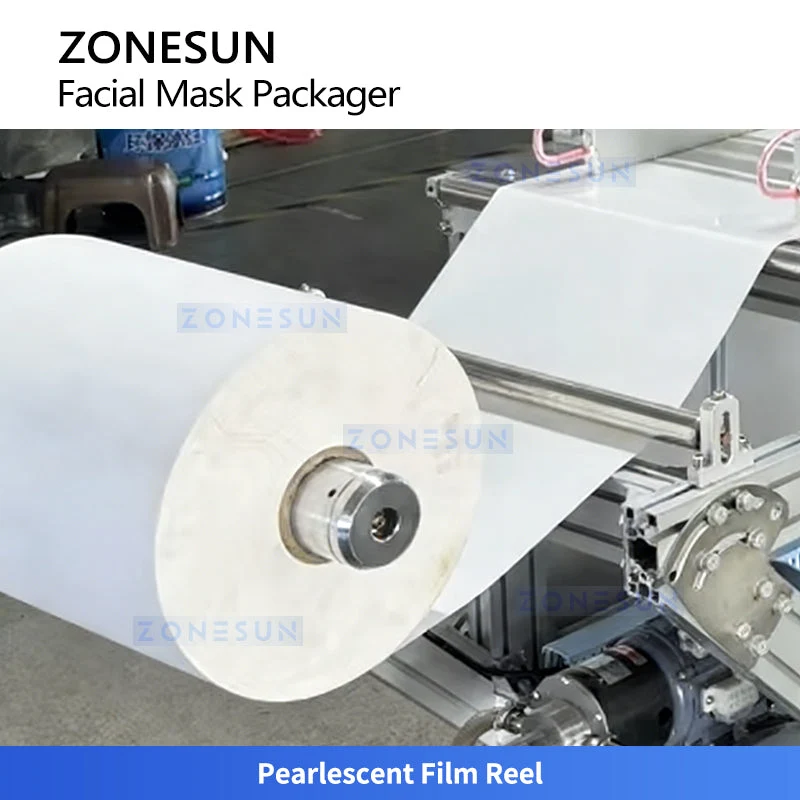 ZONESUN ZS-MS2TCP Automatic Hydrogel Gel Facial Mask Cutting Machine Sheet Mask Making Machine