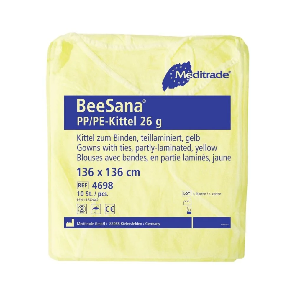 Meditrade Beesana © PP/Pe-Kittel XL 26G Yellow | Pakke (10 stykker)