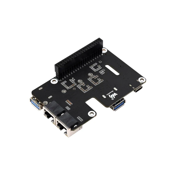 Waveshare PCIe na USB 3.2 Gen1/2.5G ETH/M.2 NVMe adaptér pro Raspberry Pi 5