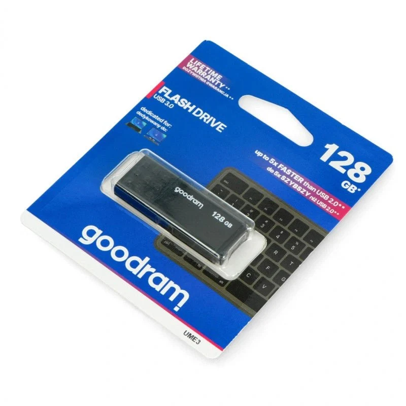 Flash disk GoodRam - USB 3.0 Pendrive - UME3 černá 128GB