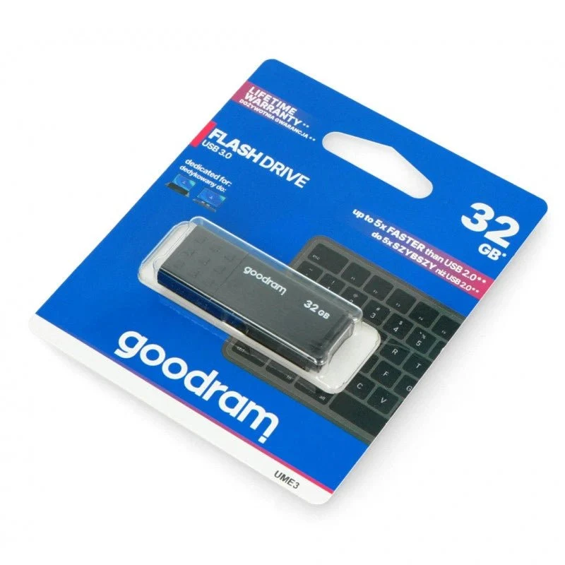 Flash disk GoodRam - USB 3.0 Pendrive - UME3 černá 32GB
