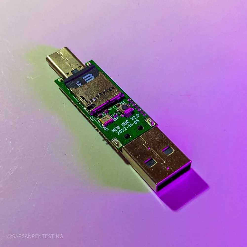 USB RUBBER DUCKY V2 od Hak5 - BadUSB pendrive