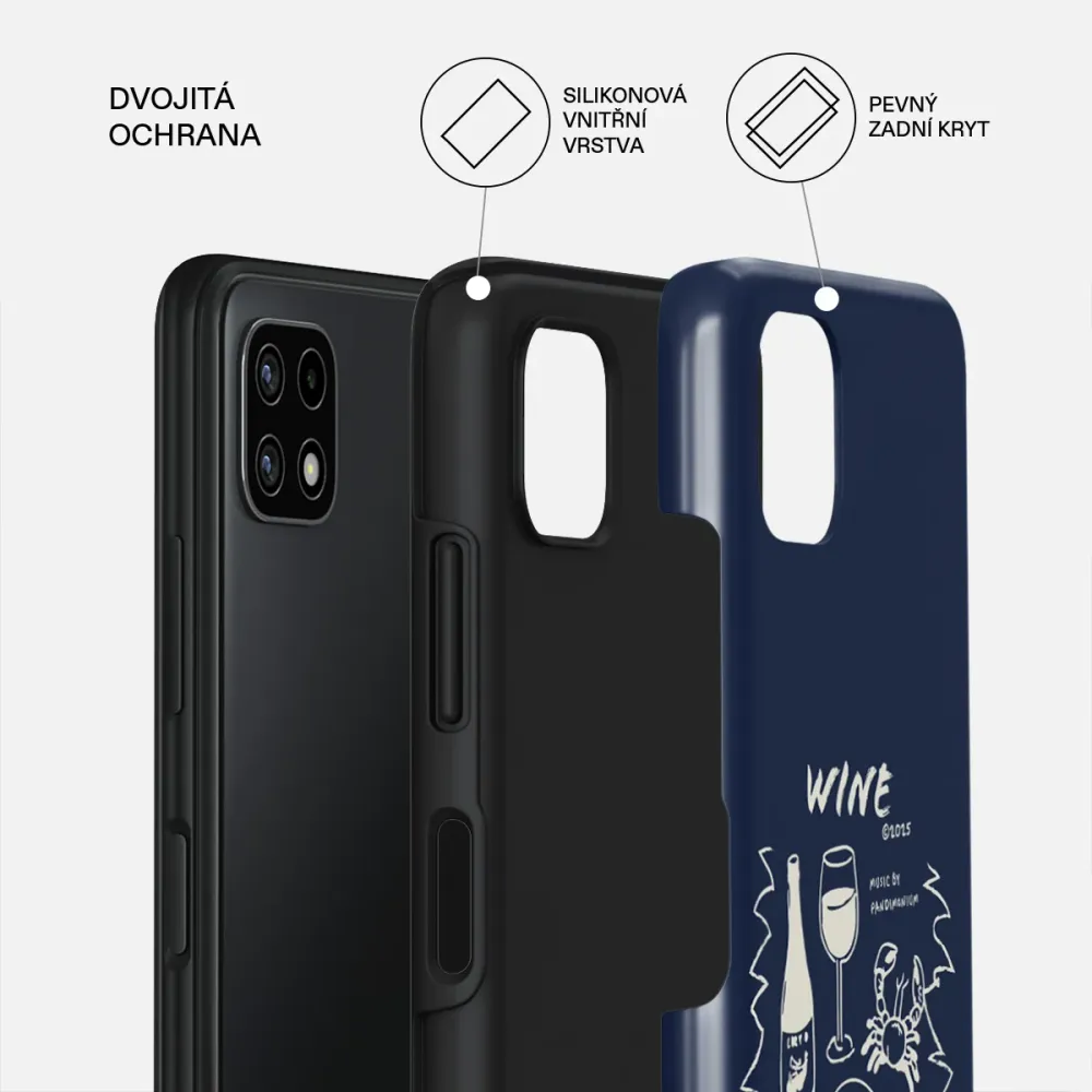 Wine & Dine - Samsung Galaxy A22 5G Kryt