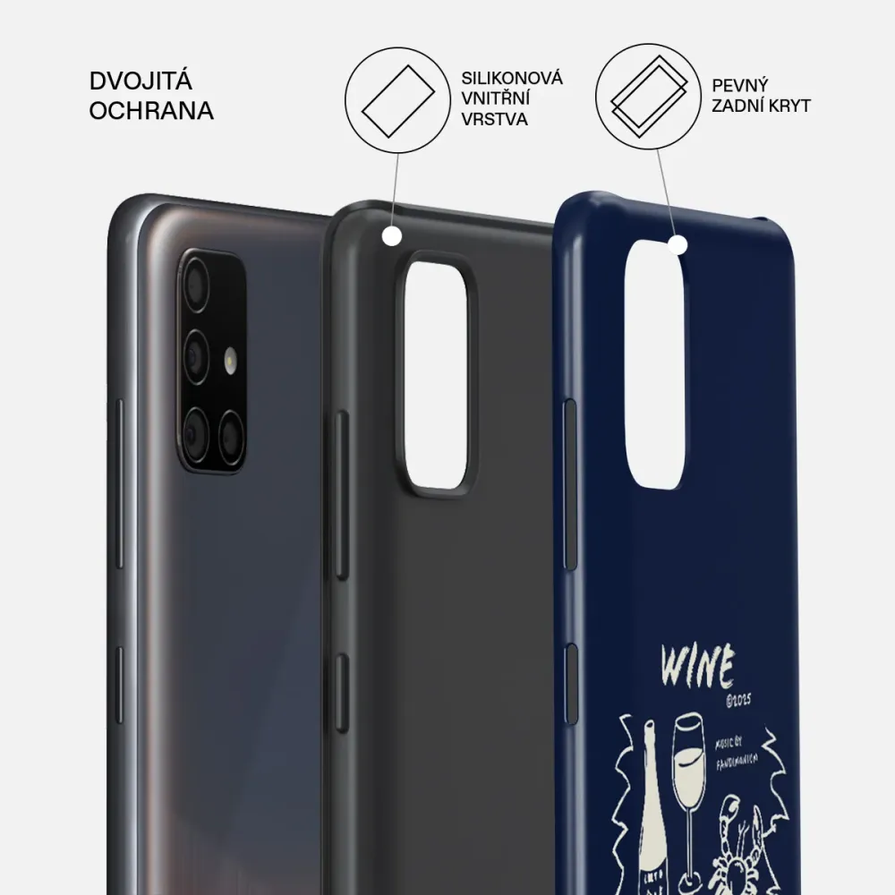Wine & Dine - Samsung Galaxy A51 4G Kryt