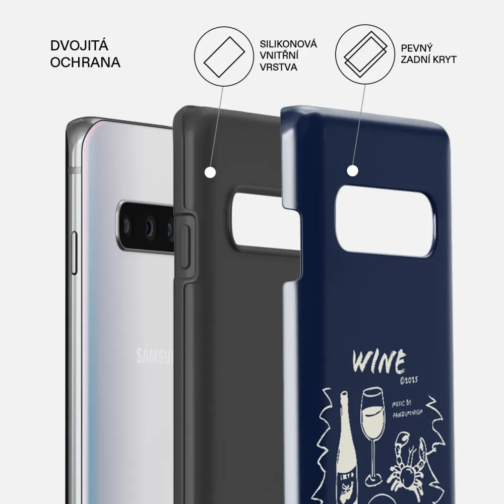 Wine & Dine - Samsung Galaxy S10 4G Kryt
