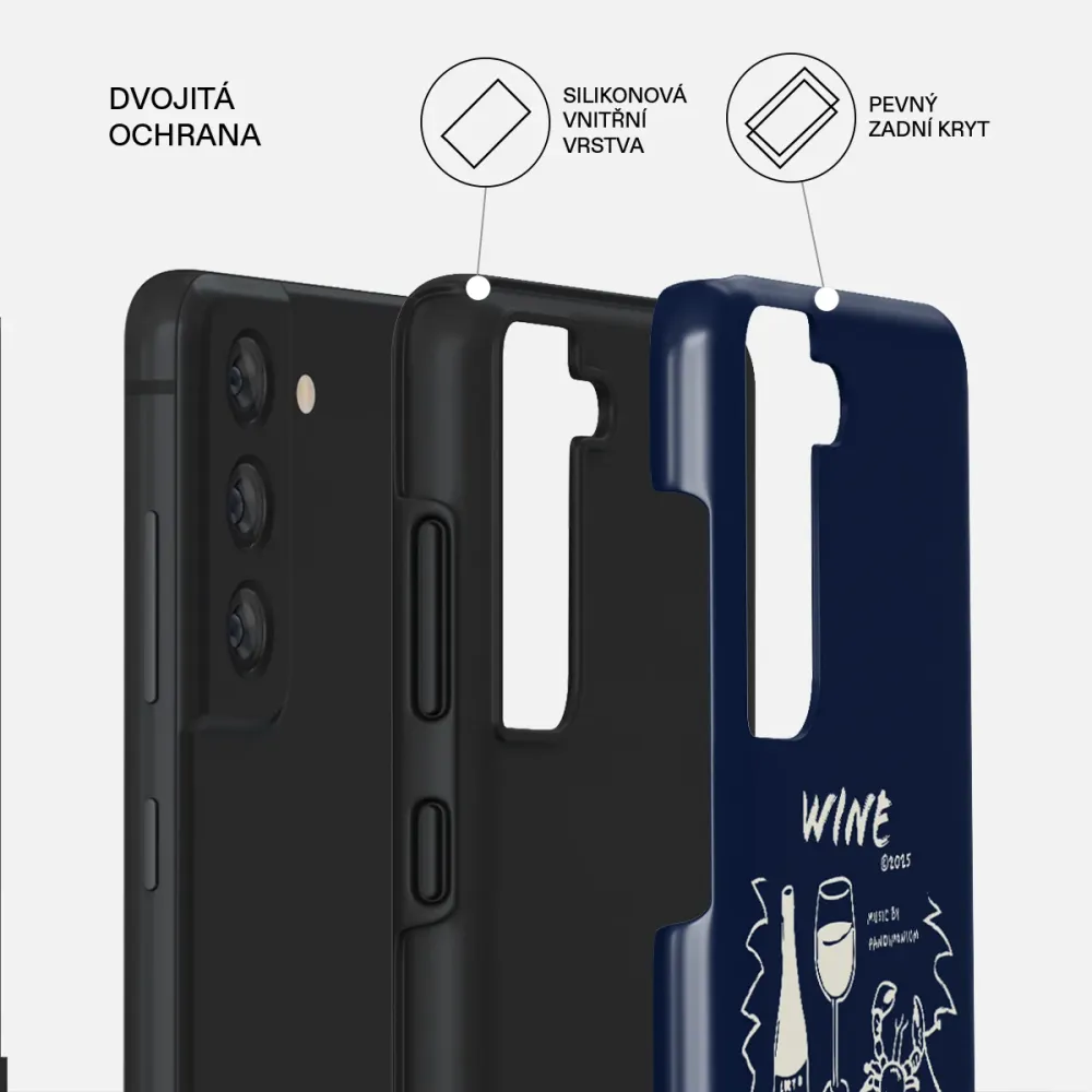 Wine & Dine - Samsung Galaxy S21 FE Kryt