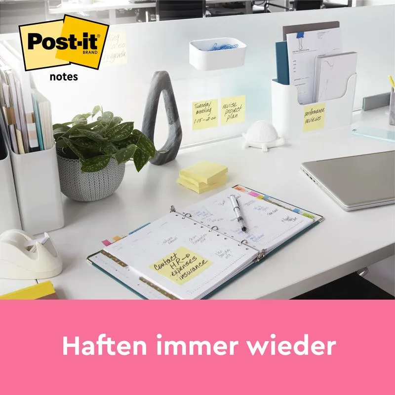 Poznámky Post-IT® 6810GB, 38 x 51 mm, žluté, 3 bloky 100 listů, 100% PEFC SGSCH-PEFC-COC-110078 | Balení (1 kus)
