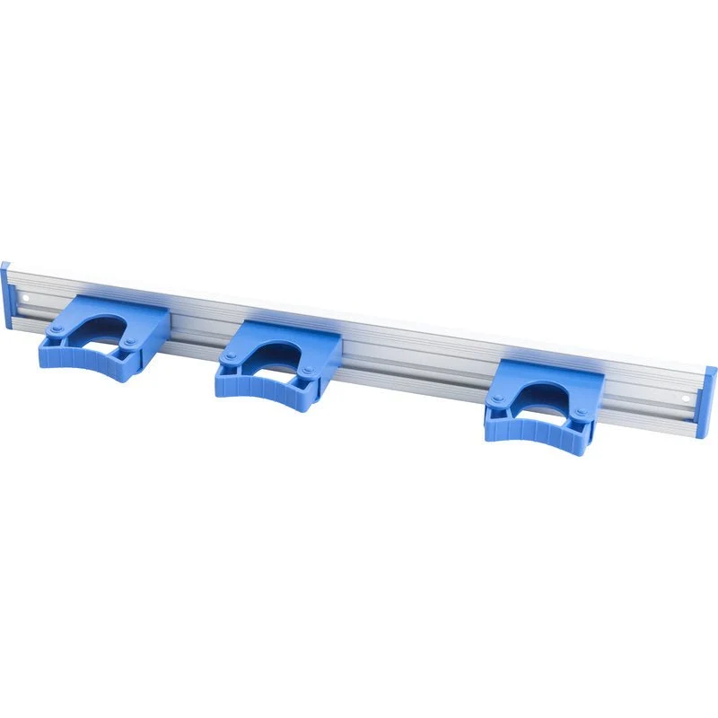 Aluminium device strip, 3 stem holder, 510x55mm White