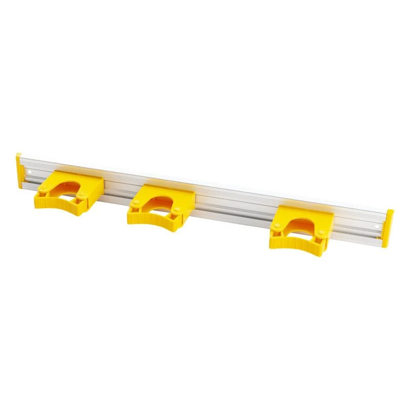 Aluminium device strip, 3 stem holder, 510x55mm White