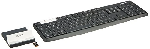 Logitech K375s sada bezdrátové klávesnice držáku smartphonu, Bluetooth 2,4 GHz připojení, více zařízení funkce snadného př...