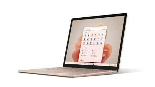 Microsoft Surface Laptop 5, 13,5palcový notebook (Intel Core i5, 8 GB RAM, 512 GB SSD, Win 11 Home), pískovec, poháněný pl...