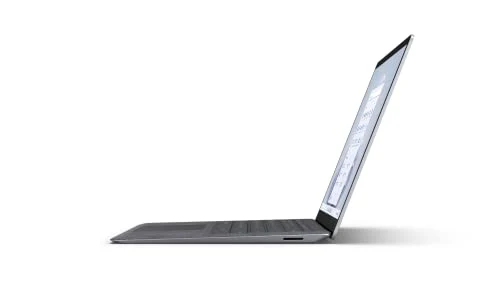 Microsoft Surface Laptop 5, 13,5palcový notebook (Intel Core i5, 16 GB RAM, 512 GB SSD, Win 11 Home) Platinum, poháněný pl...