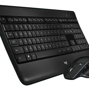 Sada myši Logitech MX900 Premium Wireless Keyboard Mouse, 2,4 GHz připojení přes USB přijímač, MX myš s funkcí Easy-Switch...