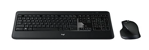 Sada myši Logitech MX900 Premium Wireless Keyboard Mouse, 2,4 GHz připojení přes USB přijímač, MX myš s funkcí Easy-Switch...