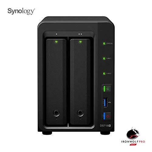 Synology DS718+ 6GB NAS 8TB (2x4TB) IronWolf Pro Amazon