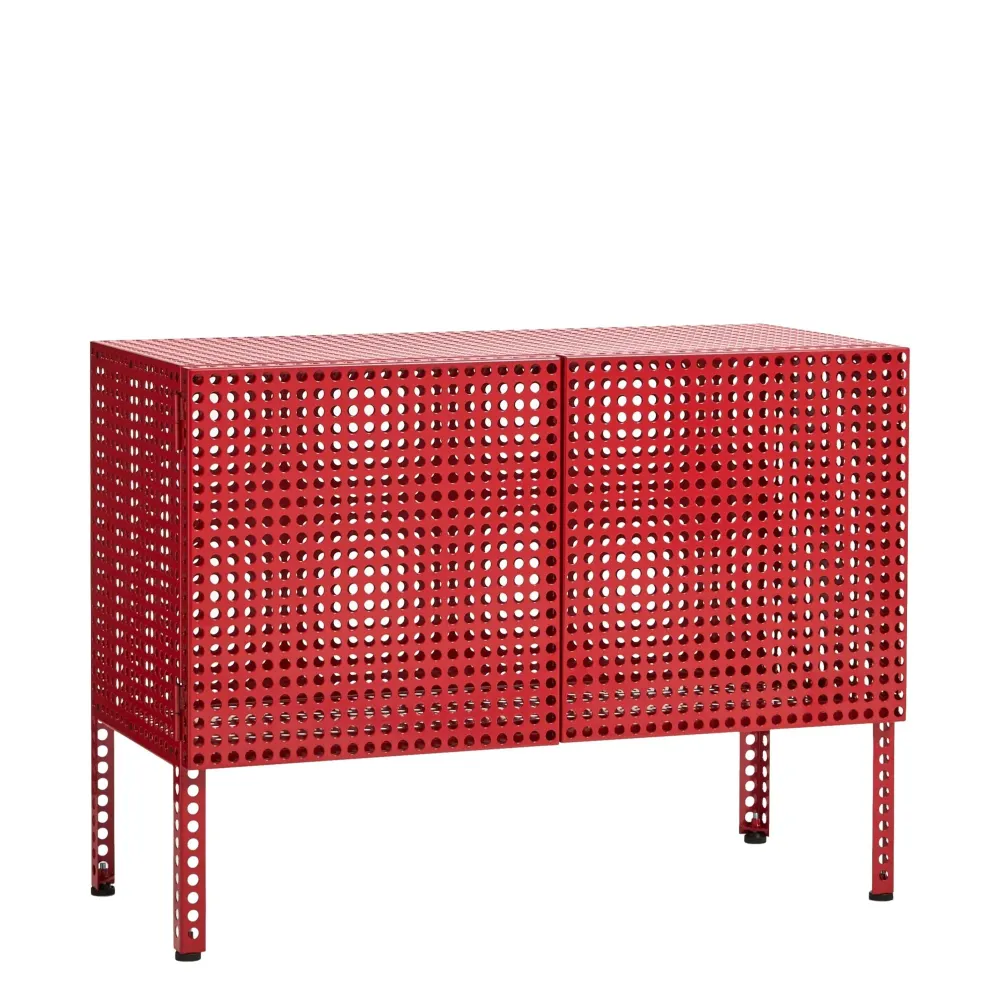 Komoda Perforated, Wine Red