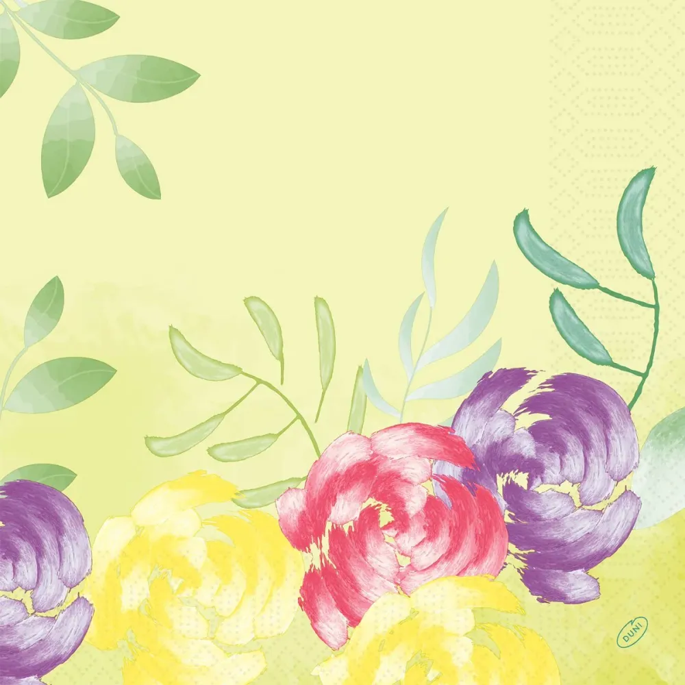 Serv.40x40 3lg 1/4 Tropics Soft 250p. | Pacote (250 peças)