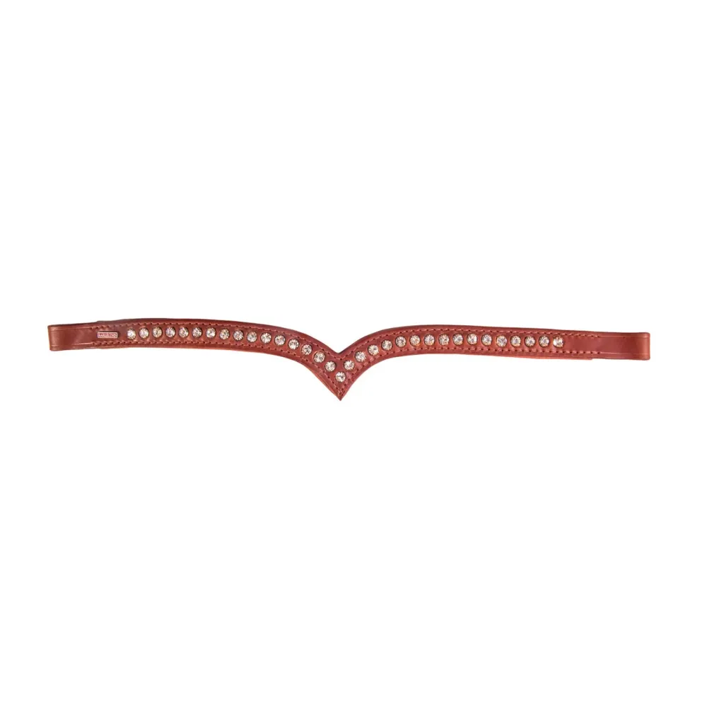 Frontal 1 rangée de strass Brown/White Cheval islandais ANC & Transparency Mode