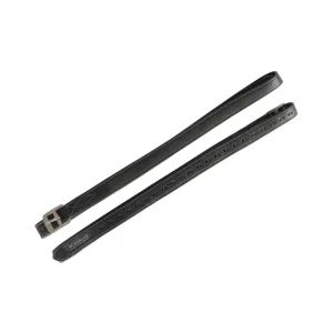 Wzmocnione puśliska z cielęcej skóry Black 160 cm