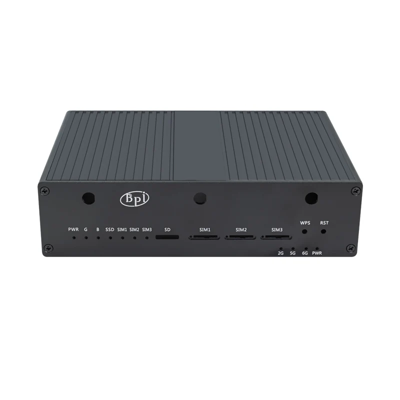 Banana Pi BPI-R4 Hliníkové pouzdro | Kovové pouzdro pro BPI-R4