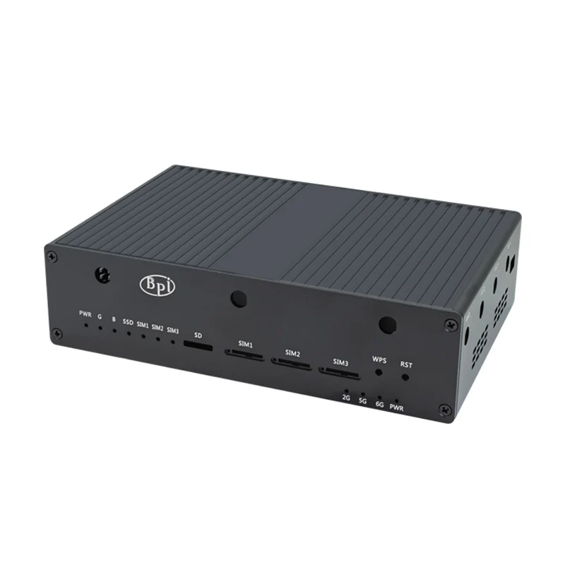 Banana Pi BPI-R4 Hliníkové pouzdro | Kovové pouzdro pro BPI-R4