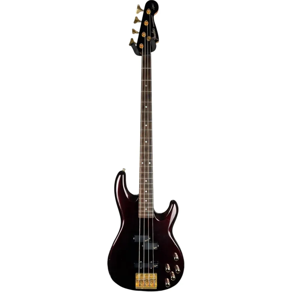 Fender Japan PJR94EQ3 Precision Bass 1994-1995 - Víno červená