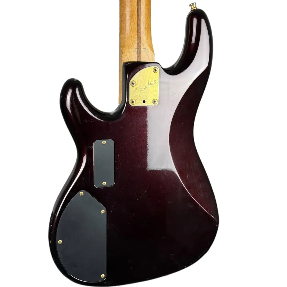 Fender Japan PJR94EQ3 Precision Bass 1994-1995 - Víno červená