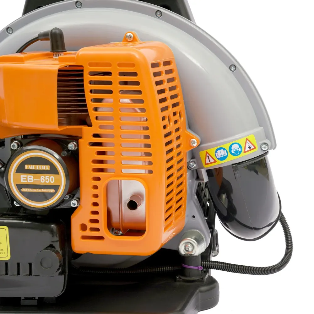 Batohový benzínový foukač na listí, motor 65CC, výkon 2,7KW, nádrž 1,8L, vzduchem chlazený pro odstraňování sněhu, listí p...