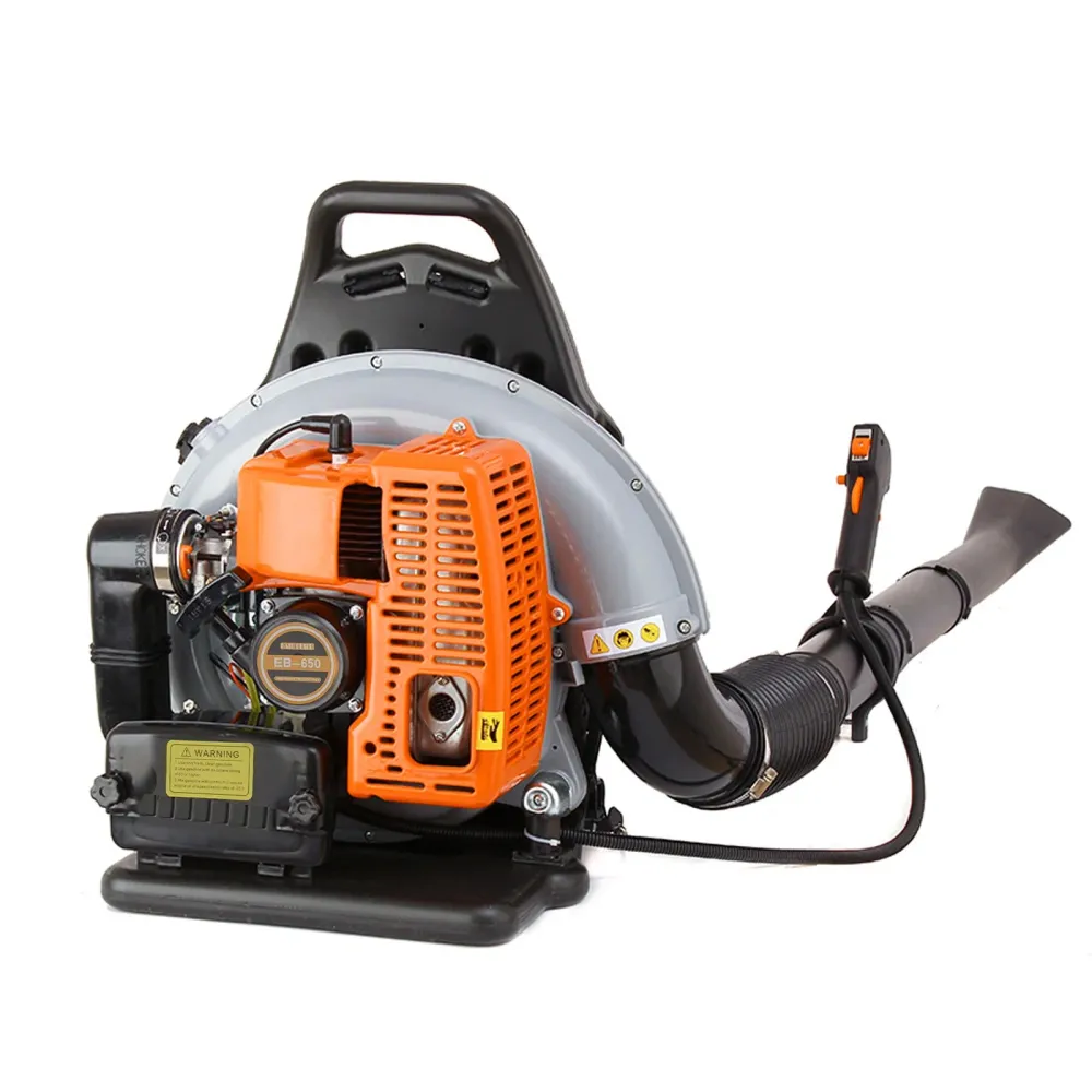 Batohový benzínový foukač na listí, motor 65CC, výkon 2,7KW, nádrž 1,8L, vzduchem chlazený pro odstraňování sněhu, listí p...