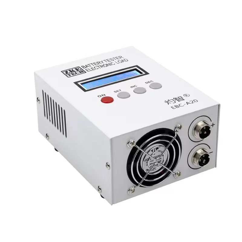 EBC-A20 tester baterií, 30 V, 20 , 85 W, tester kapacity Li-iontových baterií, 5 nabíjení, 20 vybíjení, podpora ovládání s...