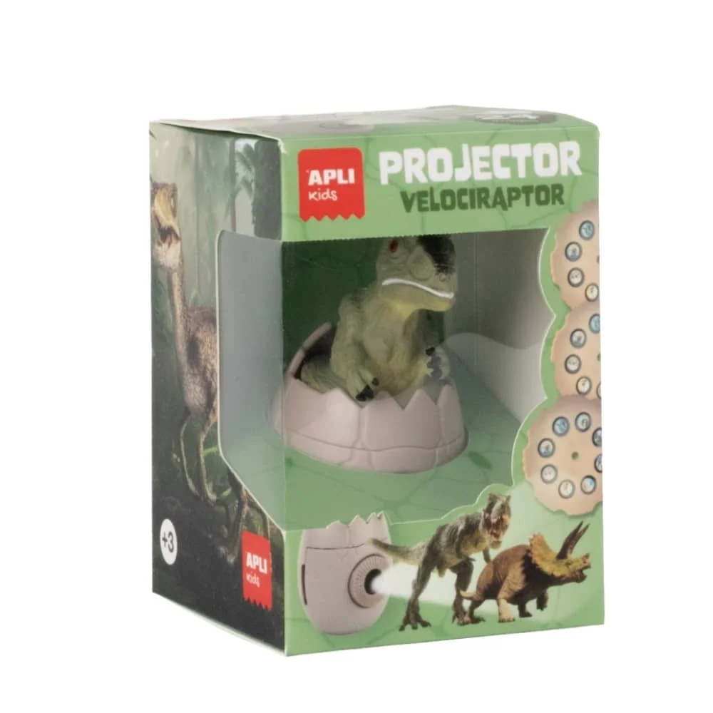 Projektor s výměnnými disky – dinosaurus Velociraptor