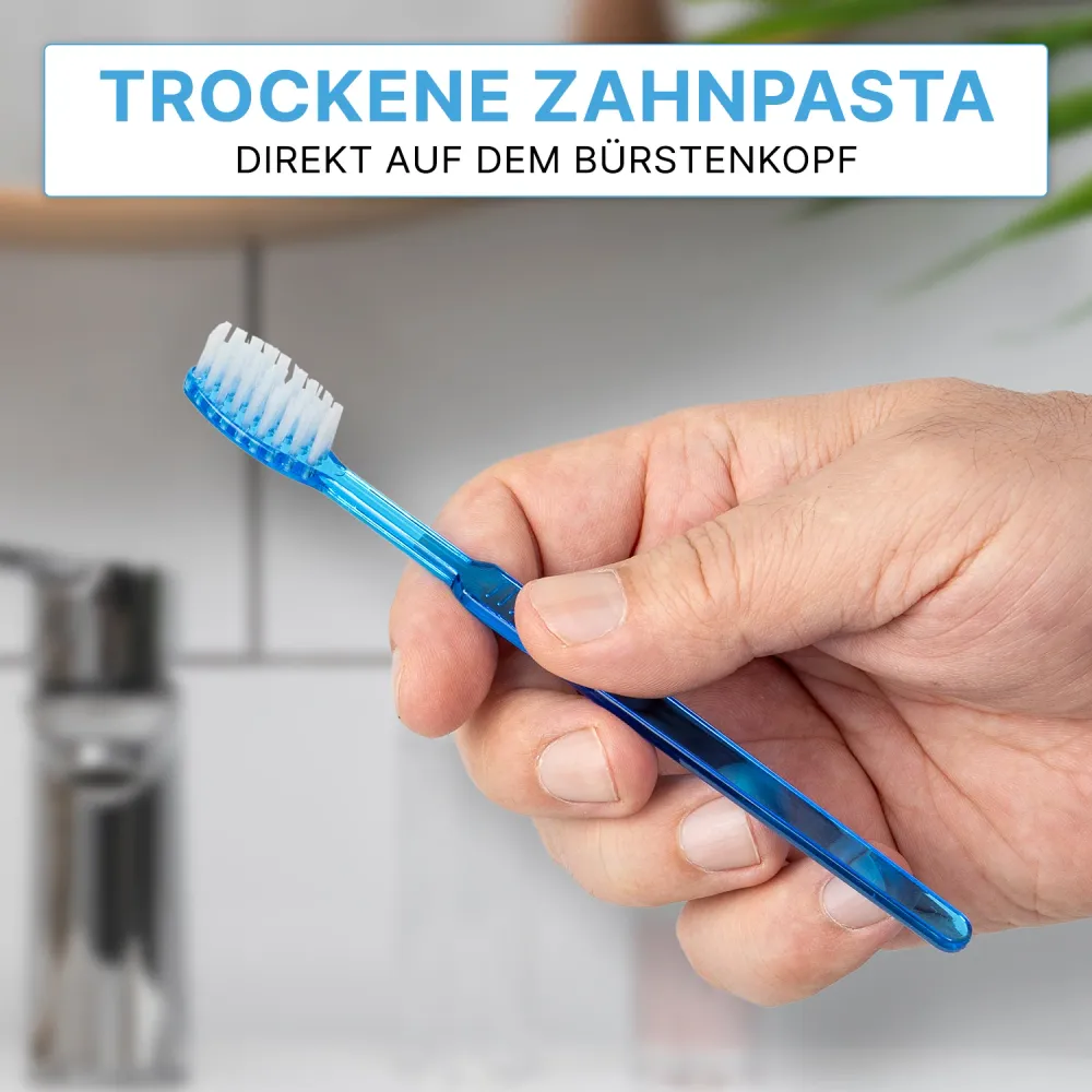 ARNOMED Einweg Zahnbürsten mit Zahnpasta, Dentalprodukte | Box (100 Stück)