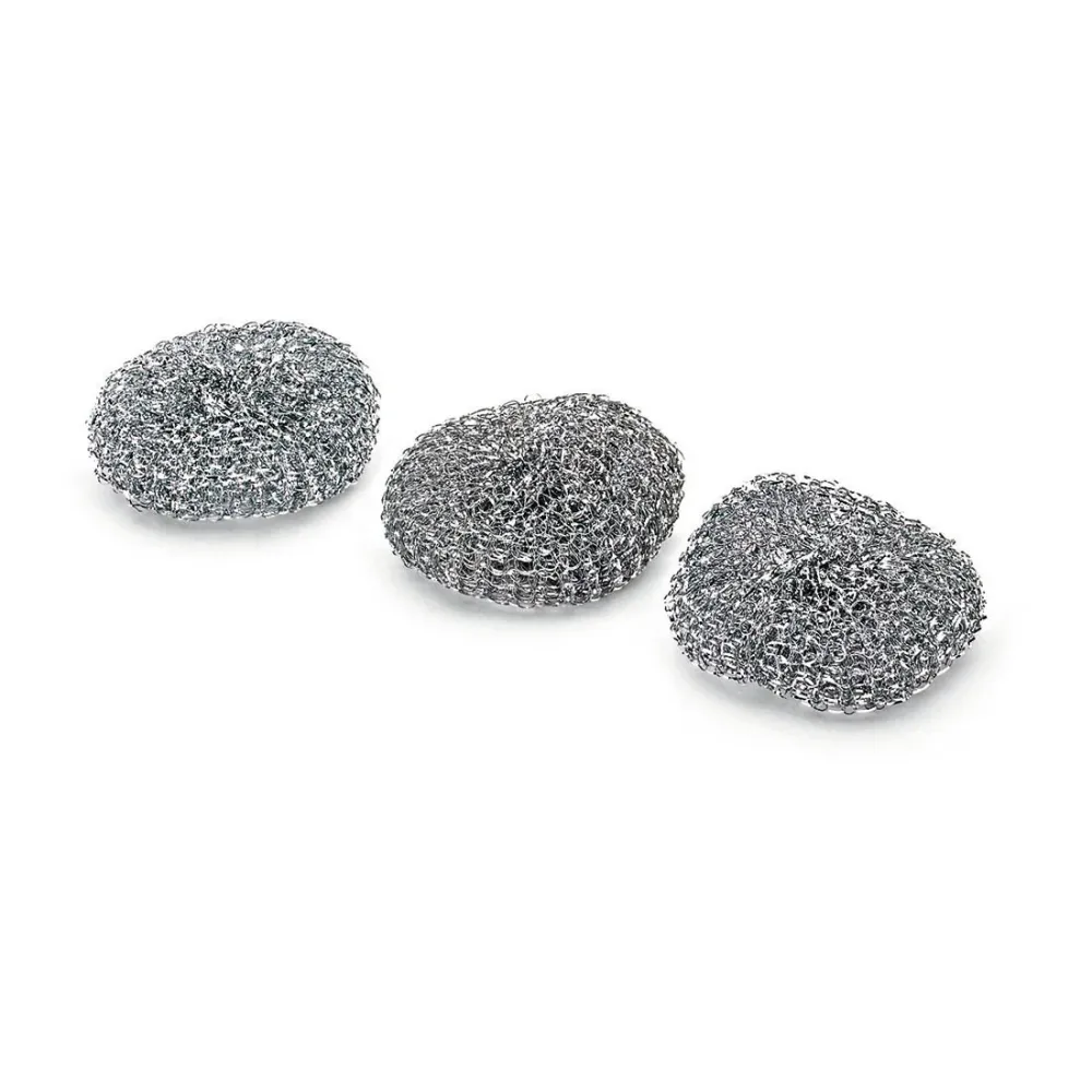 Nölle Profi Brush Topfreiniger, 3er-Pack Metall, 30 Gramm insgesamt | 1 Stück