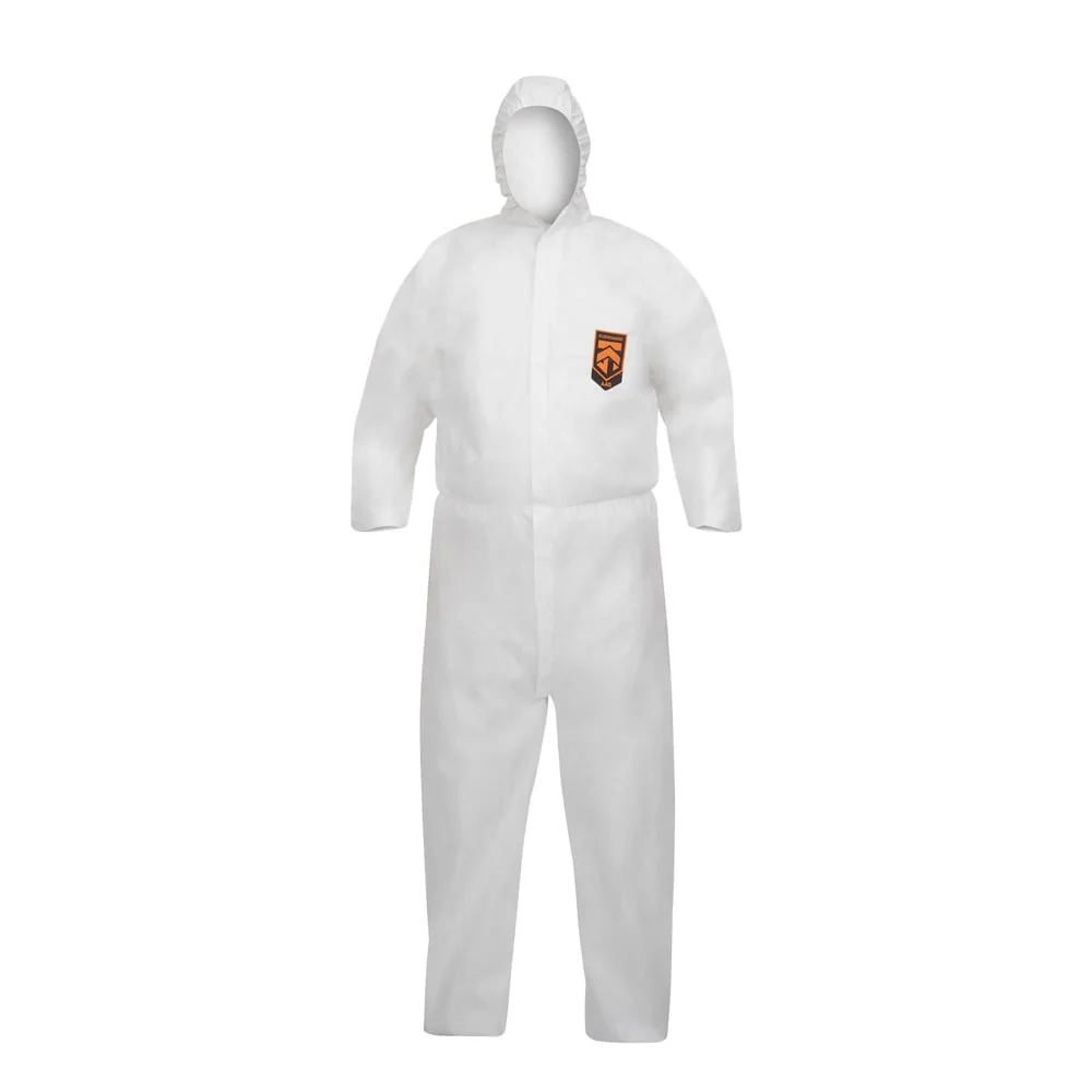 Kleenguard® A40 Protetive Suit contra líquidos e partículas - com capuz / branco (ISO 9001) L