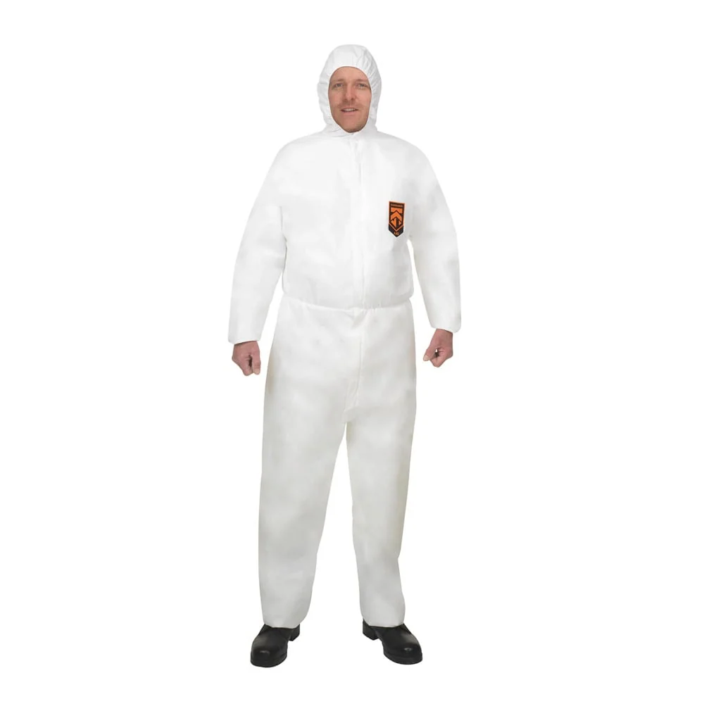 Kleenguard® A40 Protetive Suit contra líquidos e partículas - com capuz / branco (ISO 9001) L