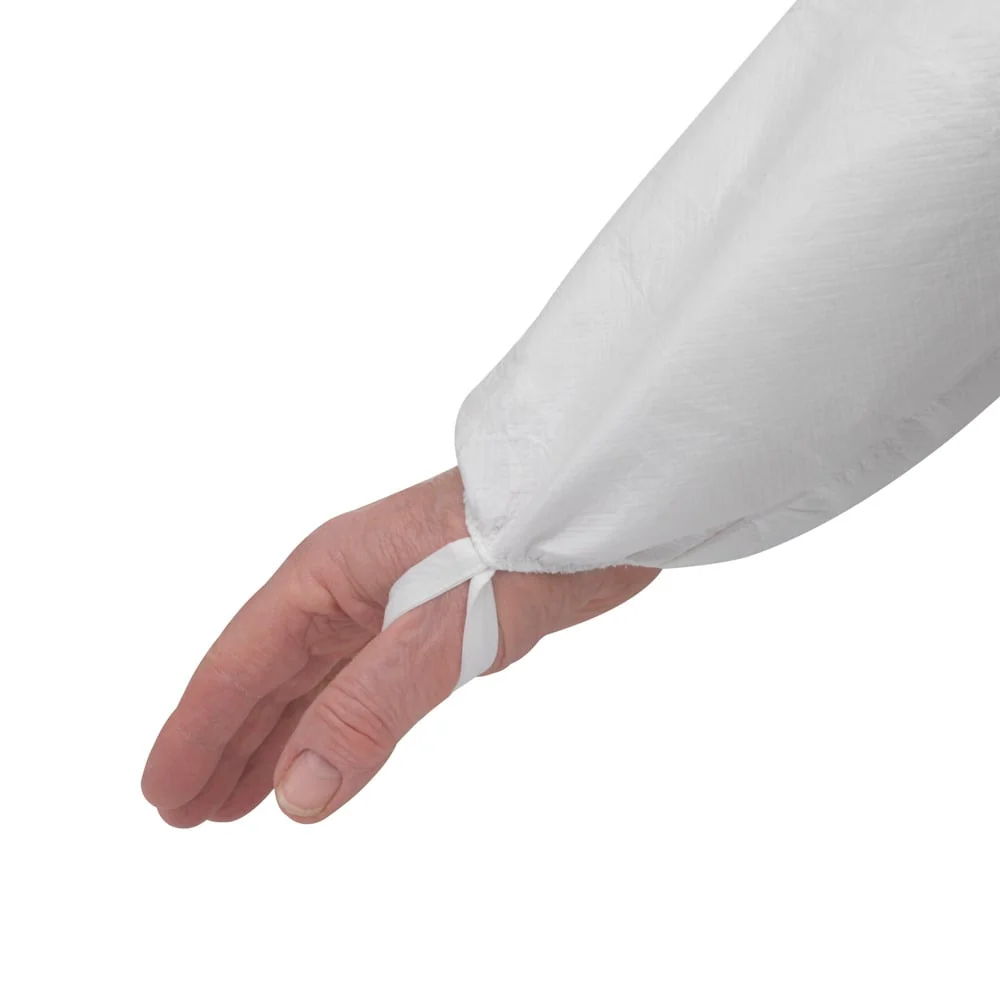 Kleenguard® A40 Protetive Suit contra líquidos e partículas - com capuz / branco (ISO 9001) L