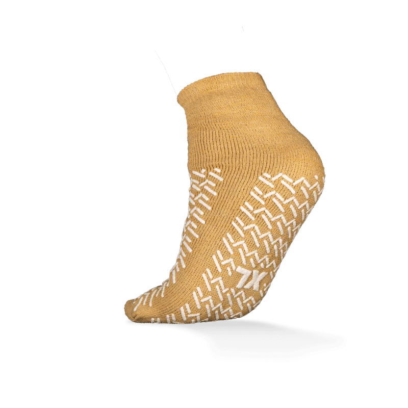ECO-PLUS anti-slip disposable socks coated on both sides S