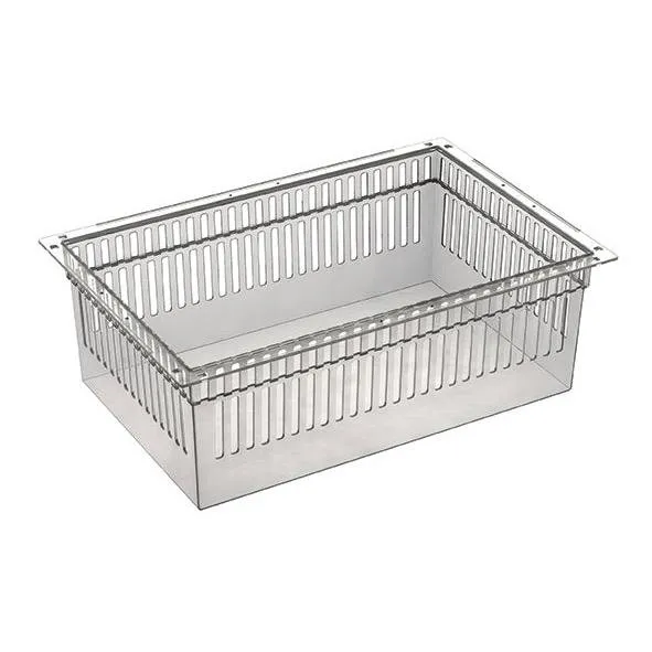 Novocal PC module transparent Divisible Dimensions: 600 x 400 x 200 mm (BXTXH) including pull-out stops | Pack (1 piece)