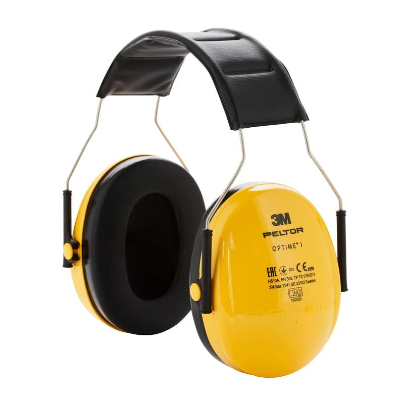 3M ™ PELTOR ™ OPTIME I CAPSULE HÄNDELSKYDD H510A, SNR -värde 27 DB, Yellow | Pack (1 bit)