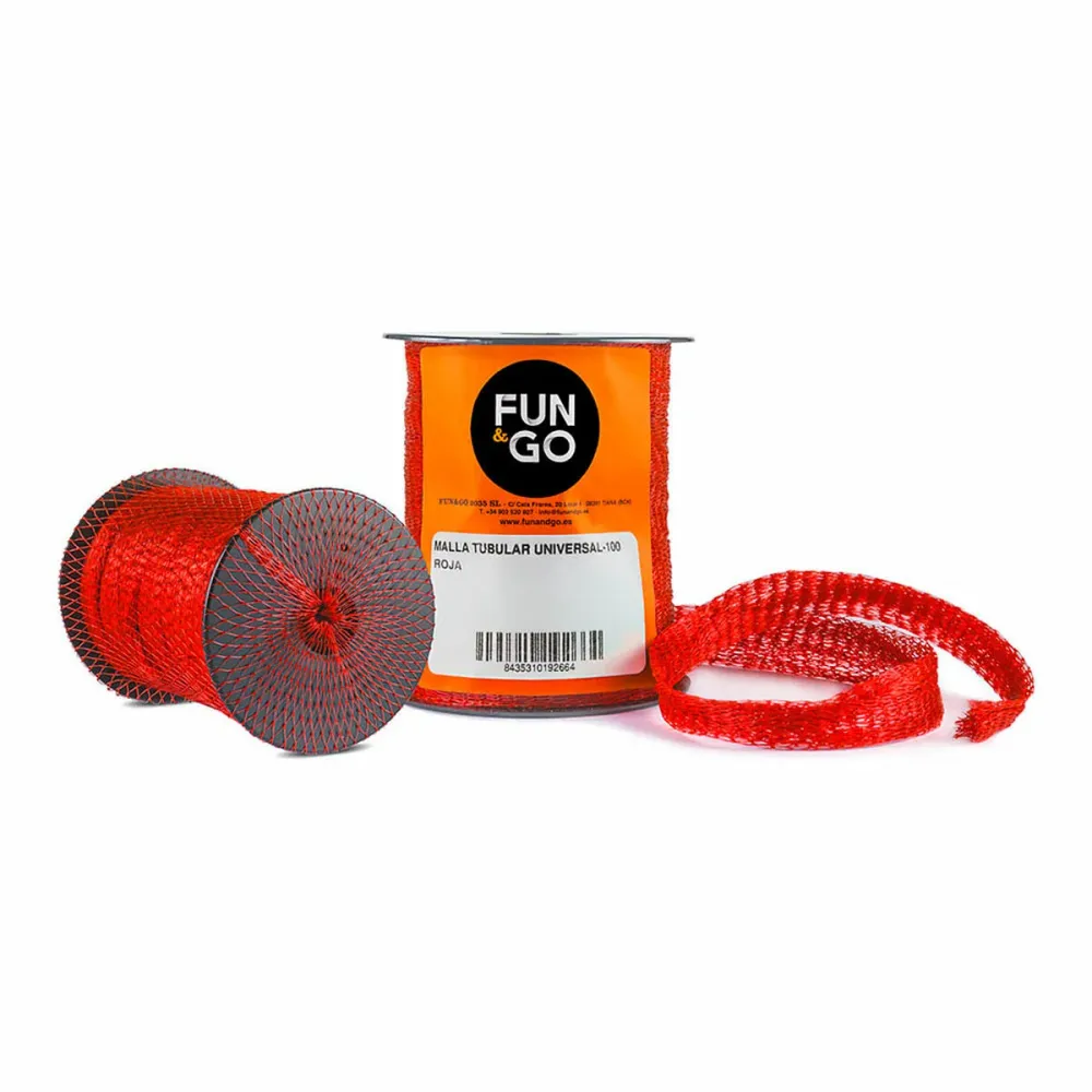 Tubular netting packaging Fun&Go Universal-100 Červený 25 m