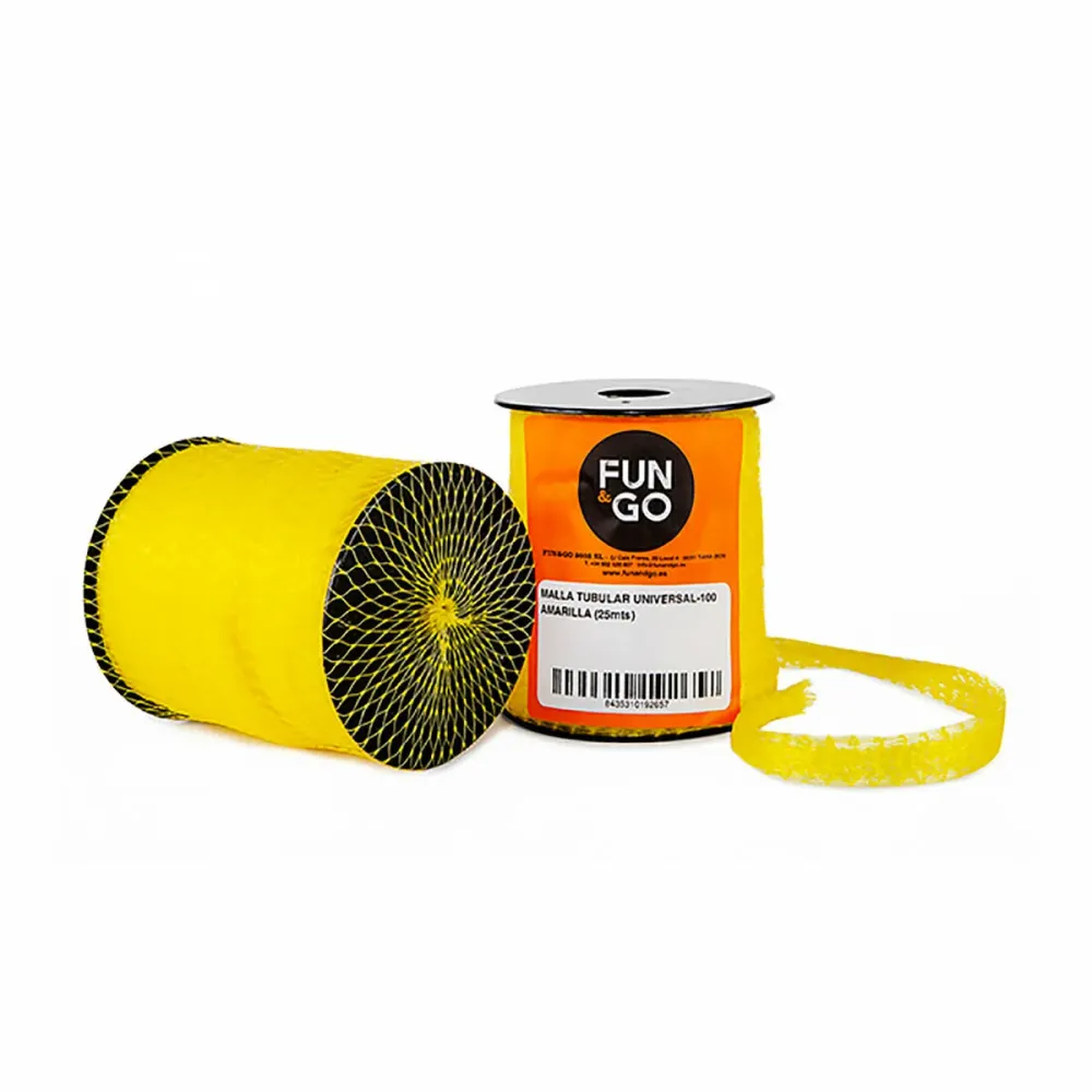 Tubular netting packaging Fun&Go Universal-100 Žlutý 25 m