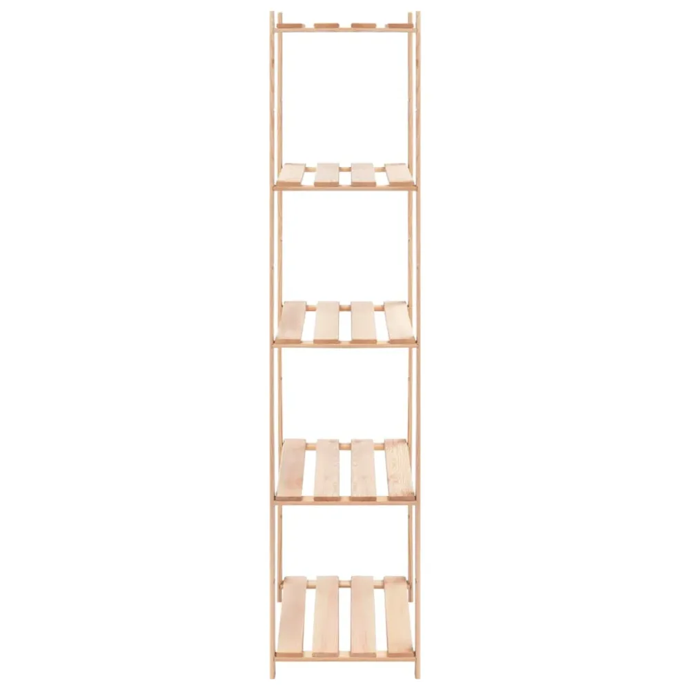 Úložný regál 5 polic 2 ks 80x38x170 cm masivní borovice 250 kg