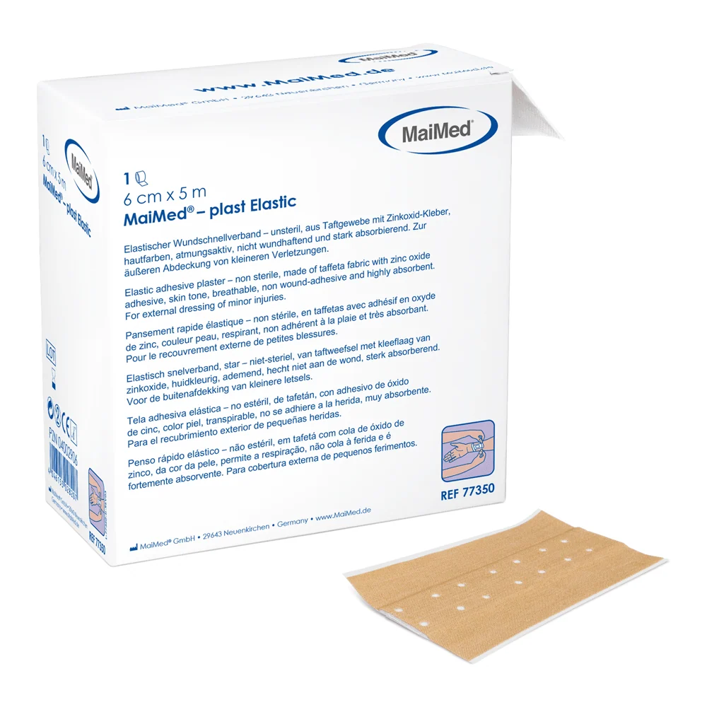MaiMed-plast Curativo elástico elástico para feridas rápidas | Nickel Plated | Rust Resistant