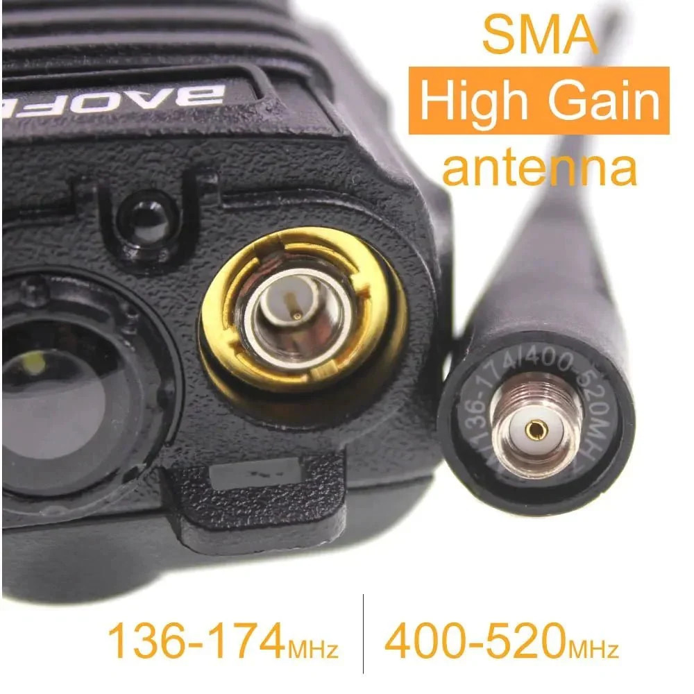Baofeng UV-9R 5W – Vodotěsné dvoupásmové rádio
