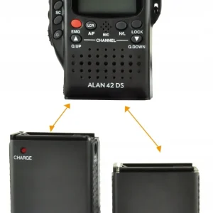 CB RÁDIO ALAN 42 DS DIGITAL SQUELCH PORTABLE