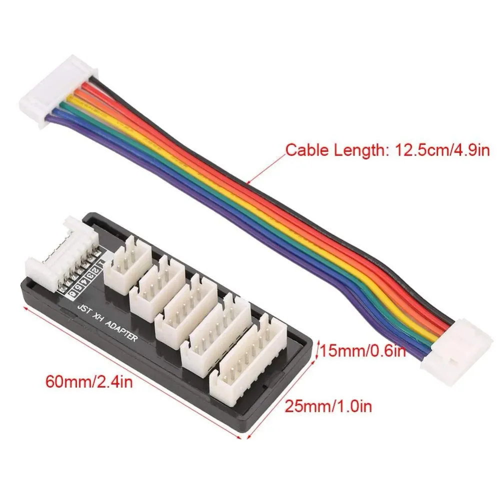 2S-6S Expanzní deska Balanční rozšiřující modul pro baterie JST XH Parallel Board Nabíjecí deska pro LiPo baterie YUNIQUE...