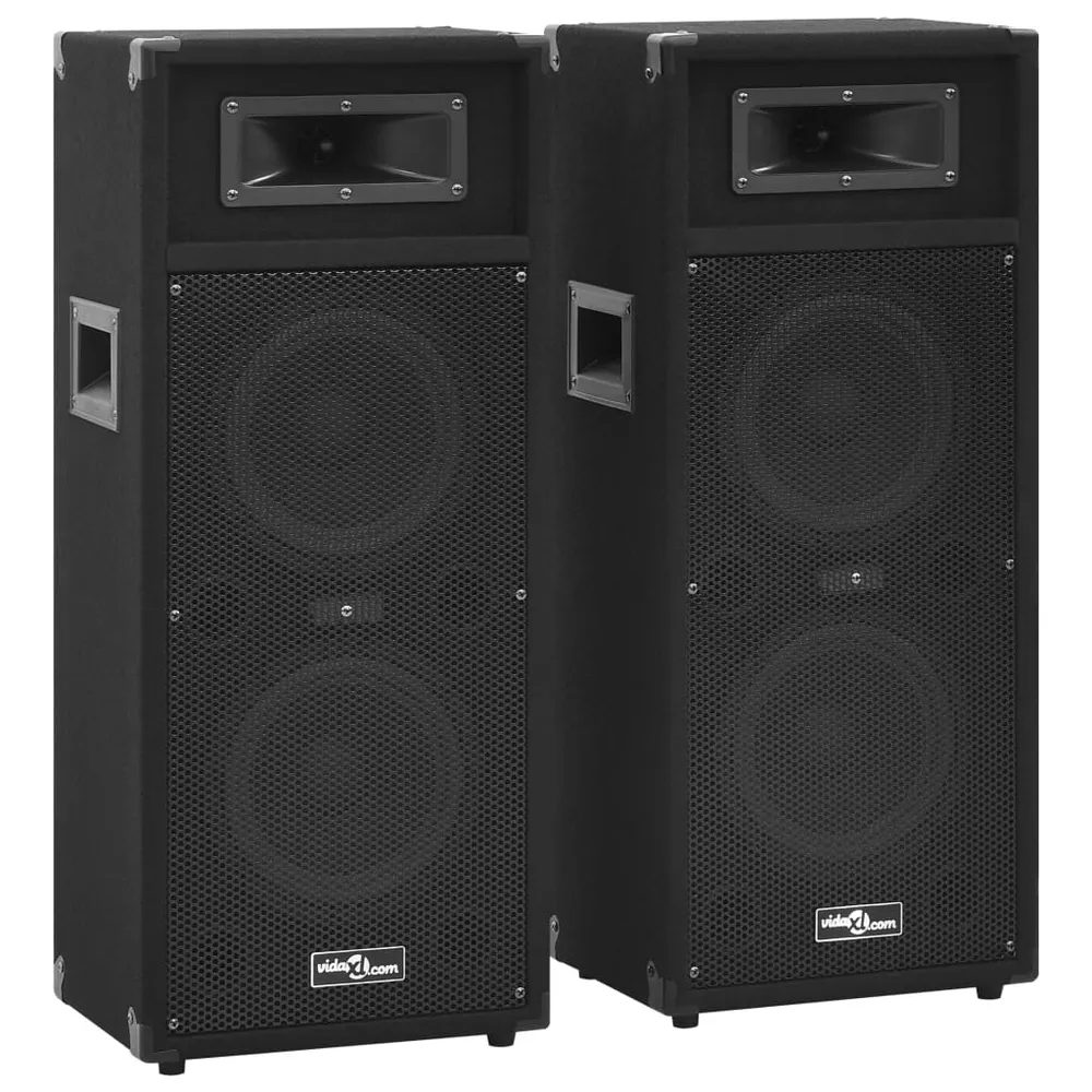 Profesionální pasivní hi-fi reproduktory 2 ks 1000 w černé antracitová