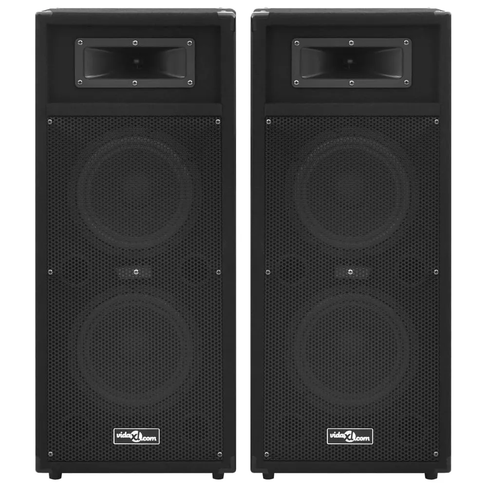 Profesionální pasivní hi-fi reproduktory 2 ks 1000 w černé antracitová